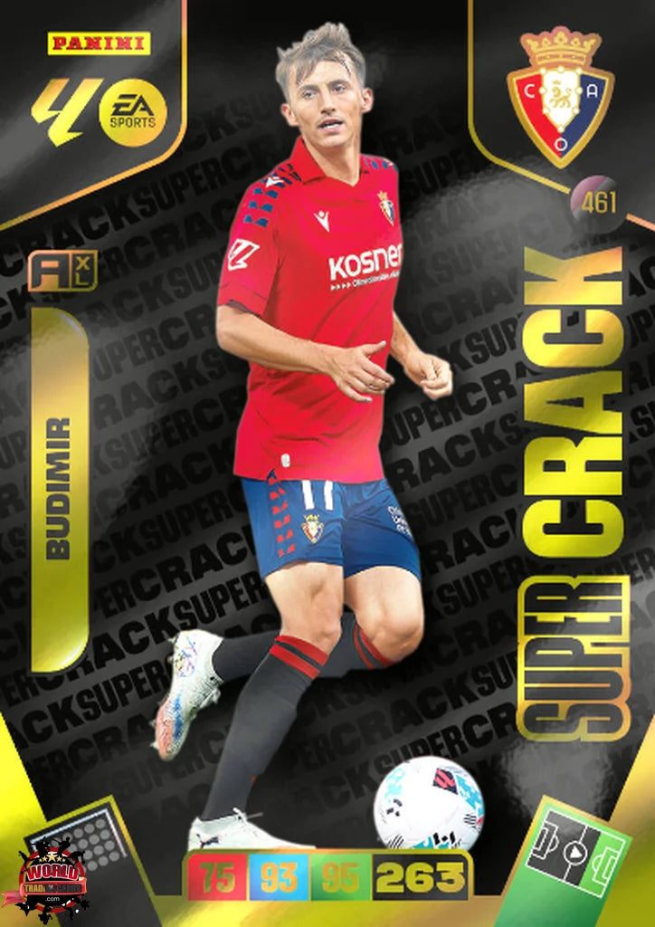 #461 | Adrenalyn XL | La Liga | 2025-2026 | Budimir | CA Osasuna | Super Crack