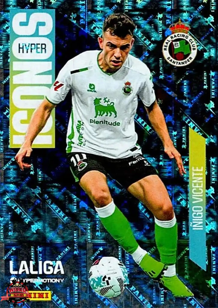Cromo Trading Card Fútbol-Iñigo Vicente-Real Racing Club-Panini La Liga HypermotionV 2025-2026-461-Hyper Iconos