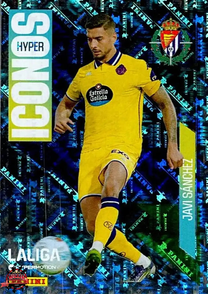 Cromo Trading Card Fútbol-Javi Sánchez-Real Valladolid CF-Panini La Liga HypermotionV 2025-2026-462-Hyper Iconos