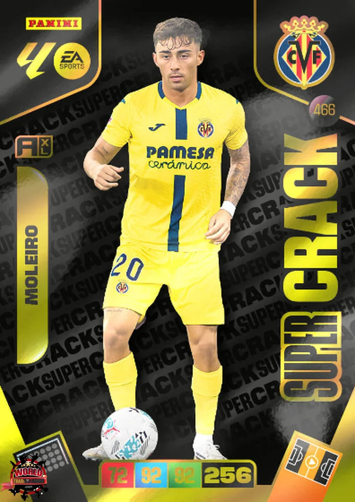 #466 | Adrenalyn XL | La Liga | 2025-2026 | Moleiro | Villarreal CF | Super Crack