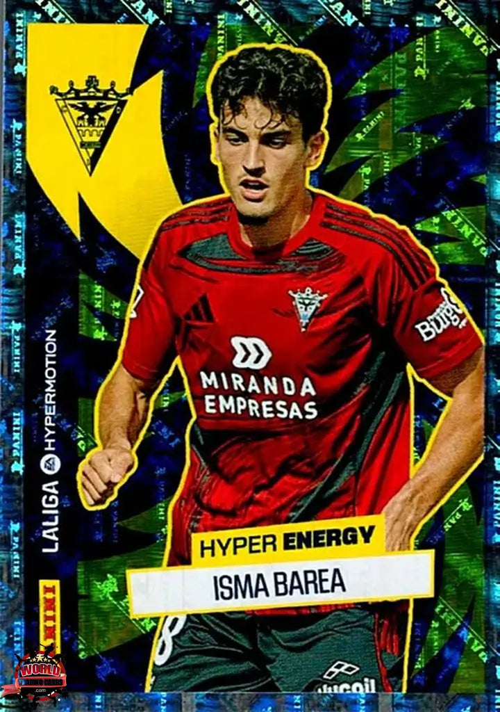 Cromo Trading Card Fútbol-Isma Barea-Mirandés-Panini La Liga HypermotionV 2025-2026-469-Hyper Energy