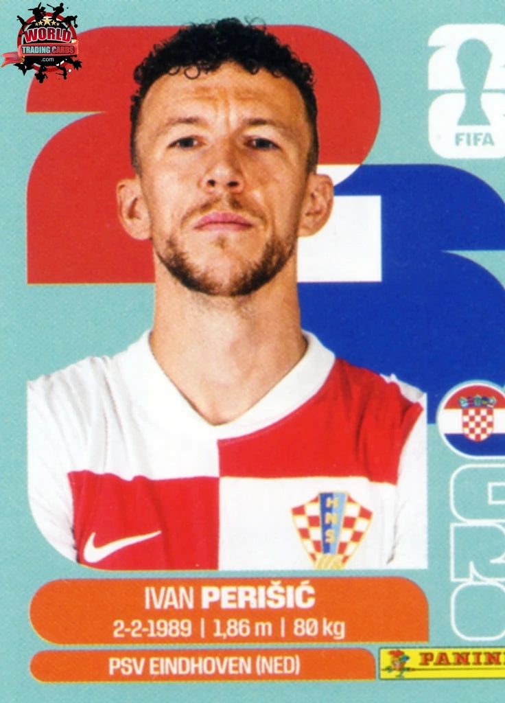#CRO016 | Panini | Fifa World Cup Stickers | 2026 | Ivan Perišić | Croatia | Base - International version