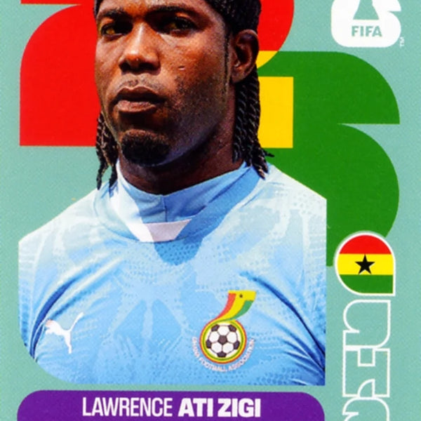 Cromo Trading Card Fútbol-Lawrence Ati Zigi-Ghana-Panini Fifa