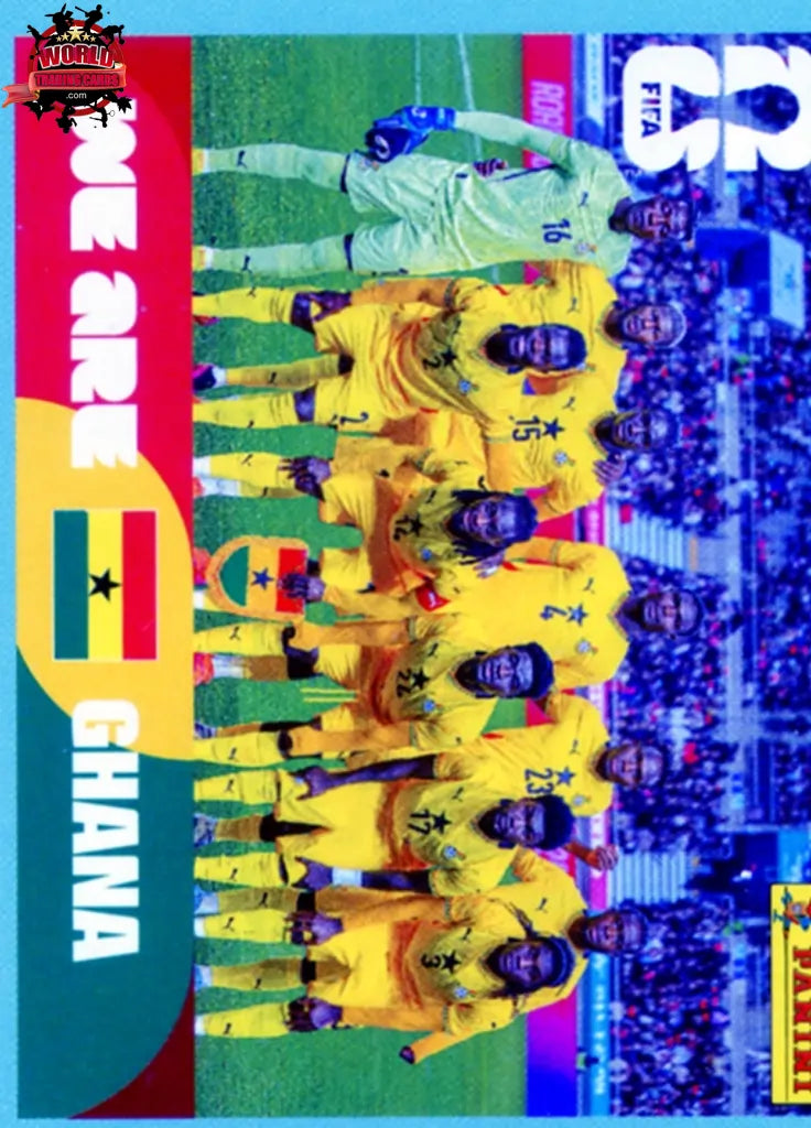 #GHA013 | Panini | Fifa World Cup Stickers | 2026 | Team Photo | Ghana | Base - International version