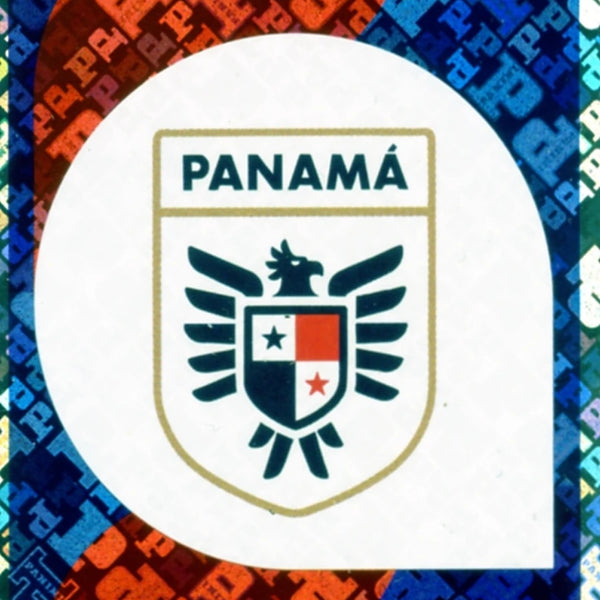 Trading Card Soccer-Emblem-Panama-Panini Fifa World Cup Stickers