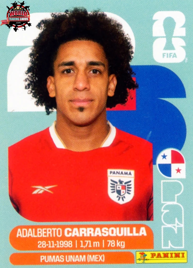 #PAN012 | Panini | Fifa World Cup Stickers | 2026 | Adalberto Carrasquilla | Panama | Base - International version