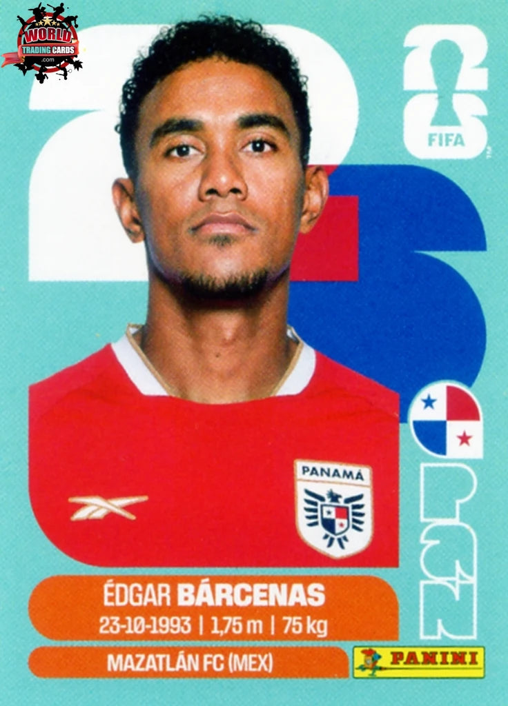 #PAN014 | Panini | Fifa World Cup Stickers | 2026 | Édgar Bárcenas | Panama | Base - International version