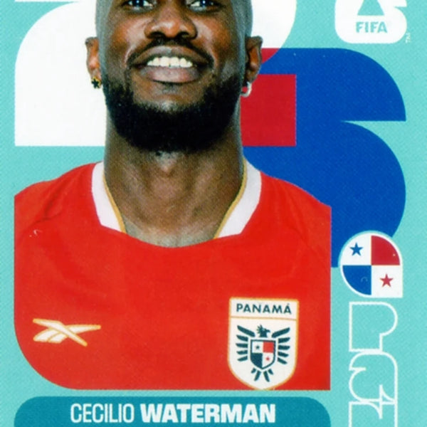 Soccer Trading Card-Cecilio Waterman-Panama-Panini Fifa World Cup