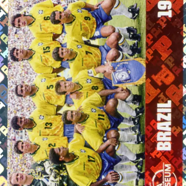 Chrome Trading Card Football-Brazil 1994-FIFA World Cup History