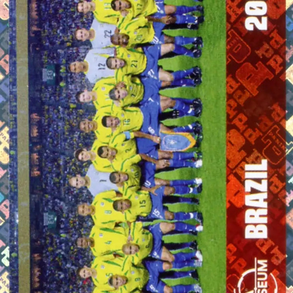 Chrome Trading Card Football-Brazil 2002-FIFA World Cup History