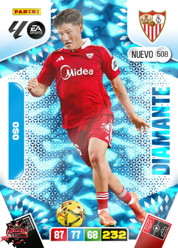 #508 | Adrenalyn XL | La Liga | 2025-2026 | Oso  | Sevilla FC | Diamantes Nuevo