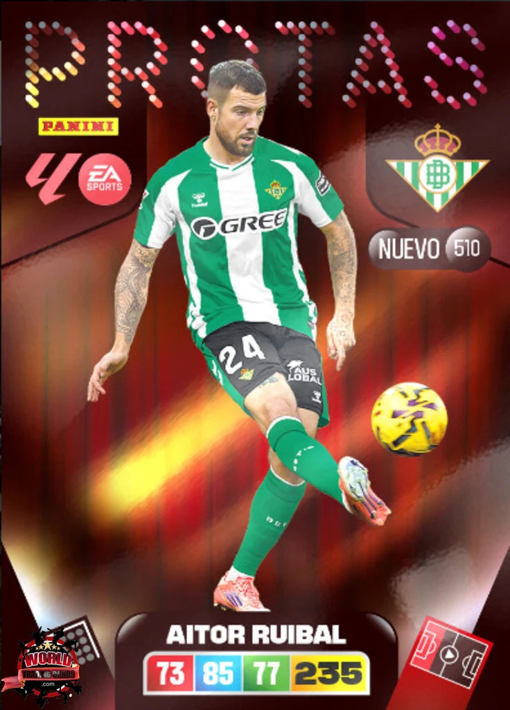 #510 | Adrenalyn XL | La Liga | 2025-2026 | Aitor Ruibal  | Real Betis | Protas Nuevo