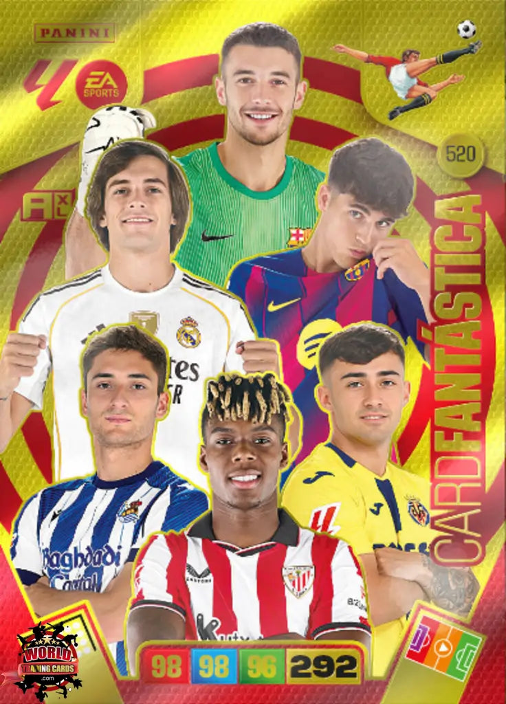 #520 | Adrenalyn XL | La Liga | 2025-2026 | Fantástica | Varios Equipos | Card Fantástica