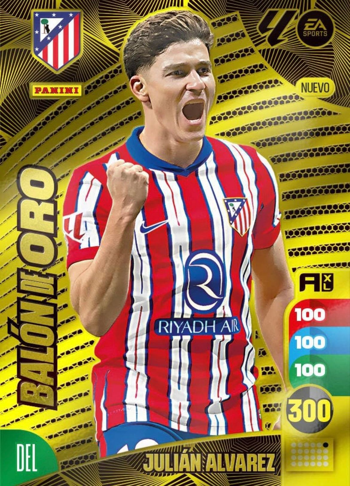 Panini Adrenalyn XL La Liga 2024/2025 - Julián Álvarez - Balón de Oro - Nuevo
