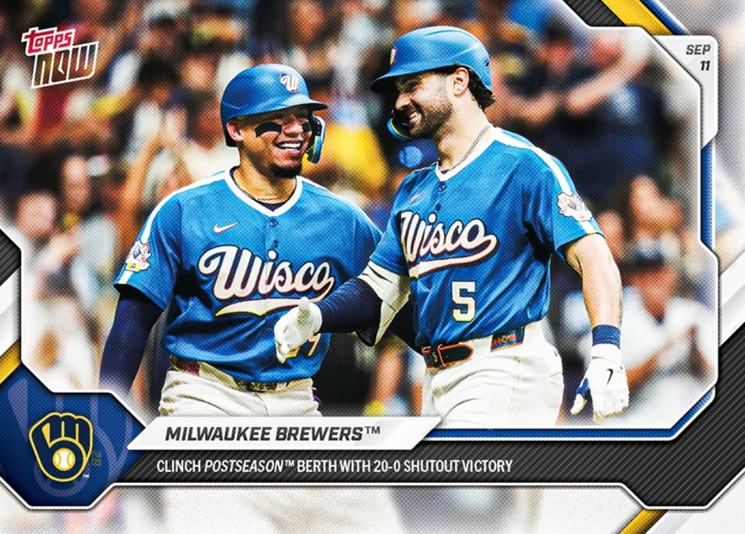 2026 | Topps | Now | MLB | #661 | Milwaukee Brewers | Base