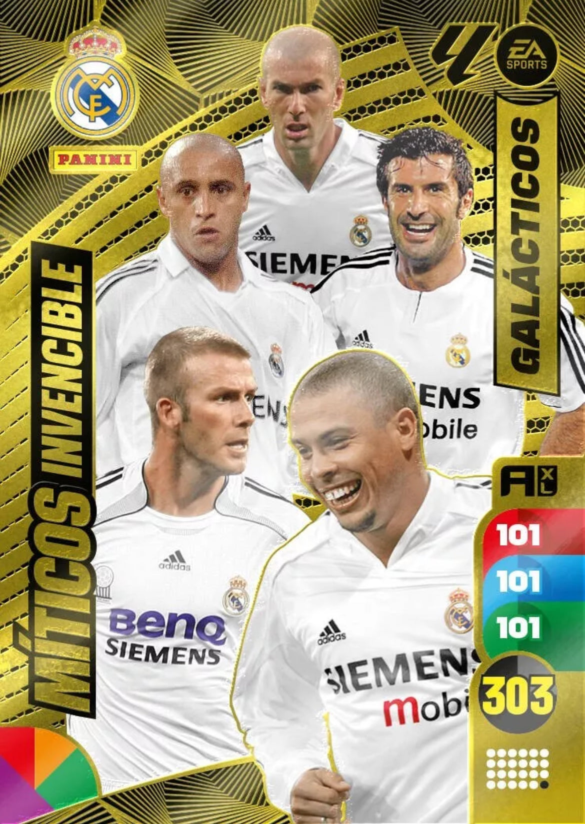 Panini Adrenalyn XL La Liga 2024/2025 - MYTHICAL INVINCIBLES - GALACTIC - REAL MADRID - 1st Edition, RAW Card