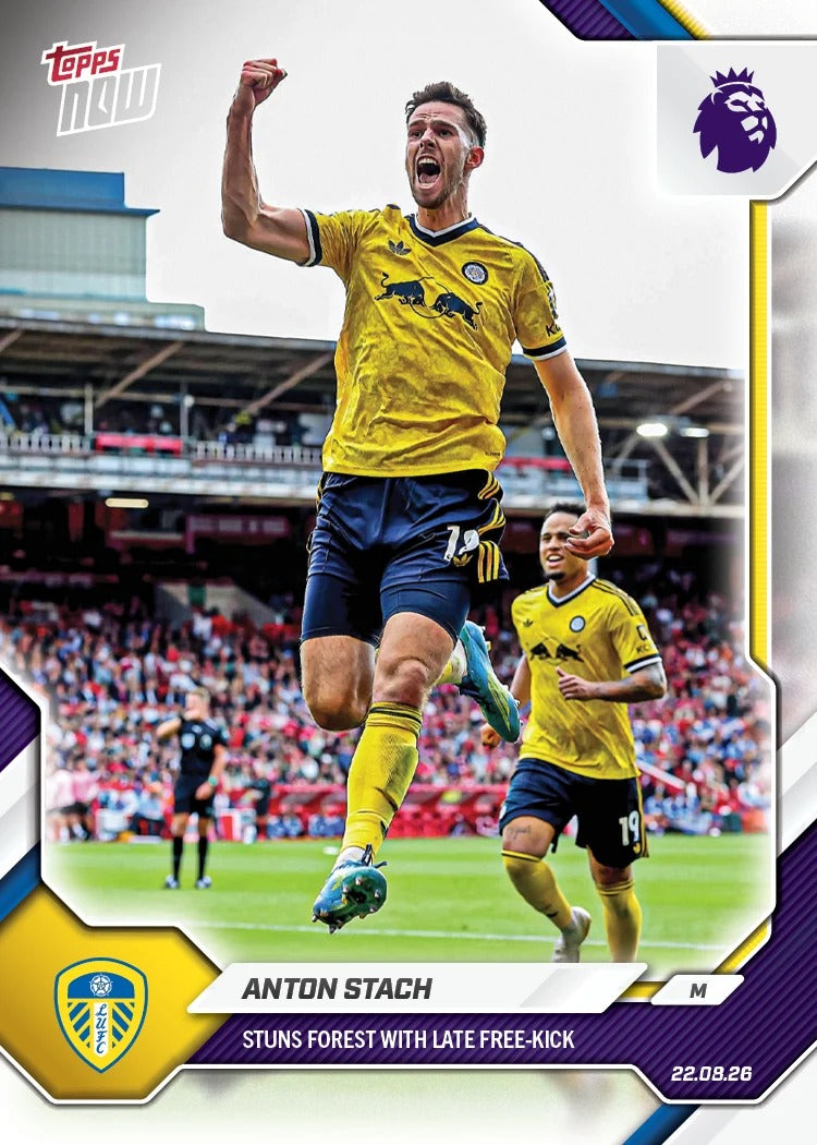 2026-27 | Topps | Now | Premier League | Anton Stach | Base | #003 | BAJO PEDIDO | ENVÍO 30 días aproximadamente desde la fecha de compra.