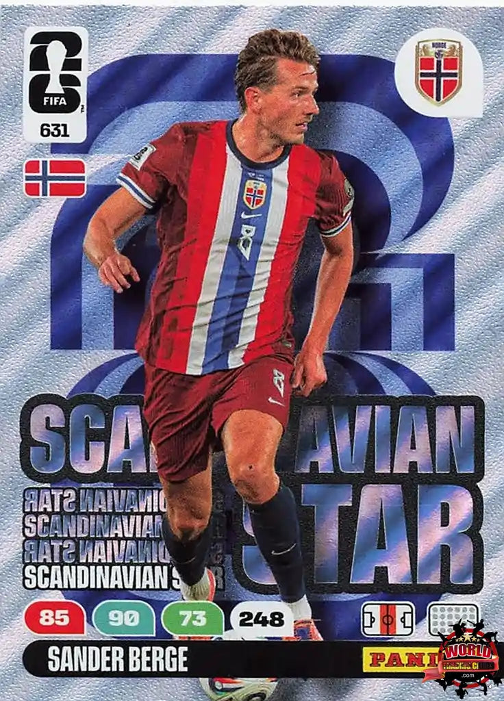 #631|Panini|Adrenlyn XL|FIFA World Cup|2026|Sander Berge - Scandinavian Star|Nordic Edition