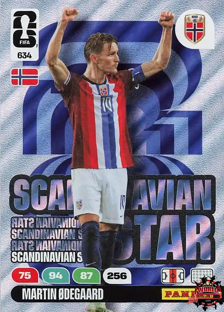 #634|Panini|Adrenlyn XL|FIFA World Cup|2026|Martin Ødegaard - Scandinavian Star|Nordic Edition
