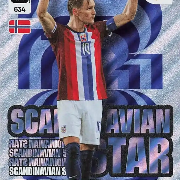 Cromo Trading Card Fútbol-Martin Ødegaard - Scandinavian Star