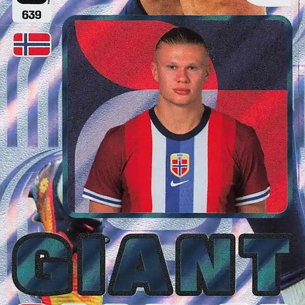 Soccer Trading Card-Erling Haaland - Giant-Norway-Panini Adrenalyn
