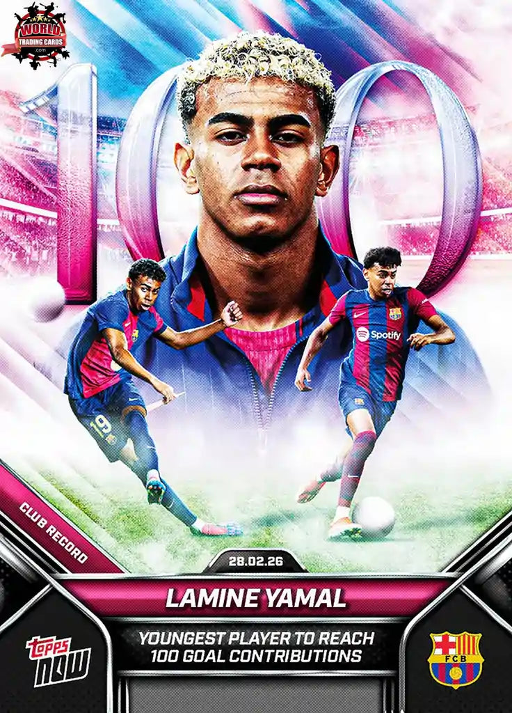 Lamine Yamal | Lote de sus 2 últimas cartas de Topps y Panini para la historia | Edición Limitada