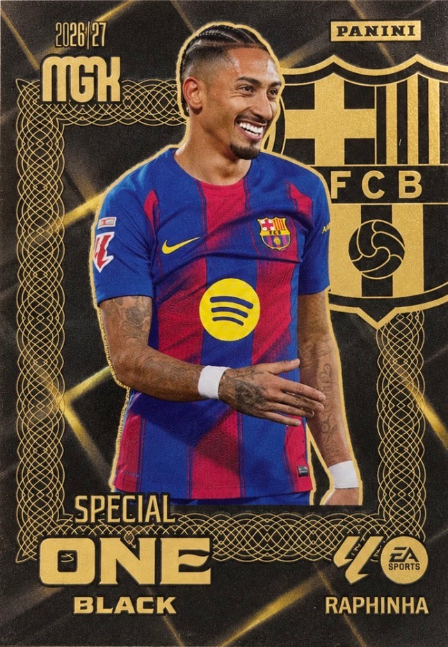 Panini | Megacracks | 2026-2027 | #SOB05 | Raphinha | FC Barcelona | Special One Black