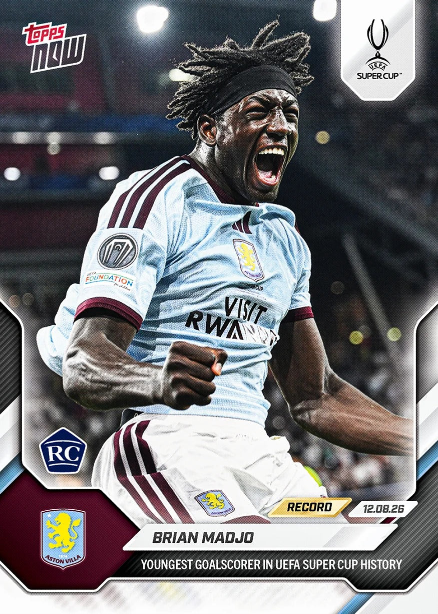 2026-27 | Topps | Now | Uefa Champions League | Brian Madjo | Base | #004 | Limited Editions | PREORDEN | ENVÍO 30 días aproximadamente desde la fecha de compra.