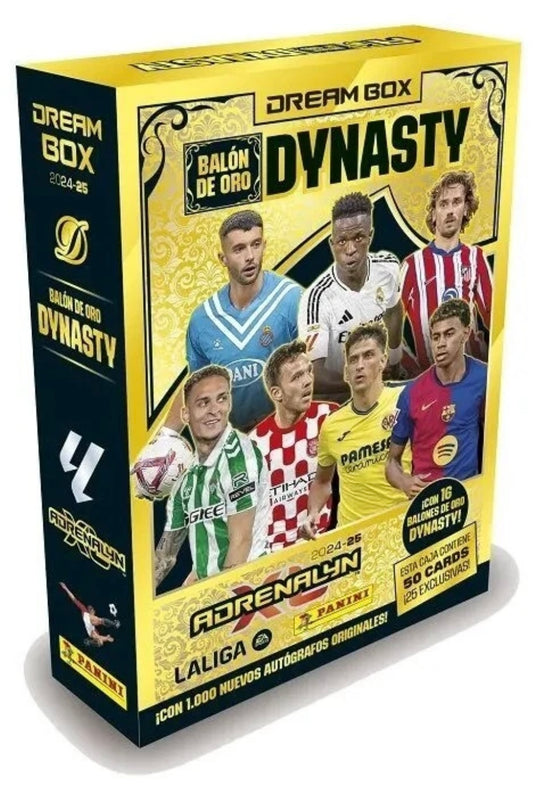 Panini Adrenalyn XL 2024 - 2025 Dream Box Balón de Oro DYNASTY 50 Cartas - 25 Exclusivas y aseguradas. ENVÍO GRATIS