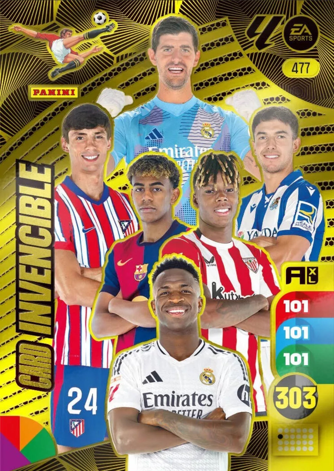 Panini Adrenalyn XL La Liga 2024/2025 - #477 - CARD INVENCIBLE - 1ª Edición, Cromo RAW