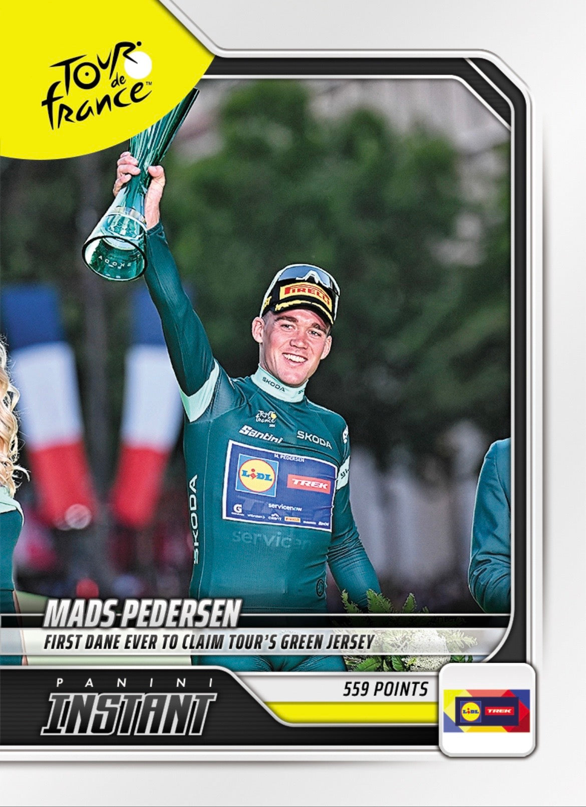 PITF70 | Panini | TOUR DE FRANCE | 2026 | PANINI INSTANT | Mads Pedersen | Base | Exclusive USA | Limited Editions | PREORDEN | ENVÍO 40 días aproximadamente desde la fecha de compra.
