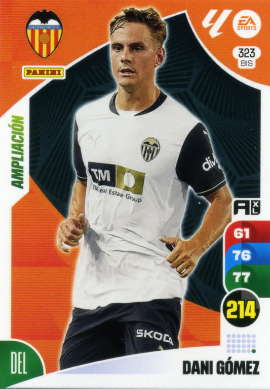 Panini Adrenalyn XL La Liga 2024/2025 - #323 BIS - DANI GOMEZ - VALENCIA - EXTENSION - RAW Card