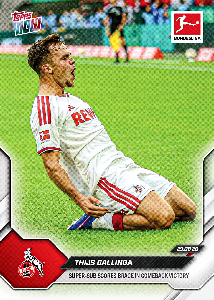 2026-27 | Topps | Now | Bundesliga | #008 | Thijs Dallinga | Base