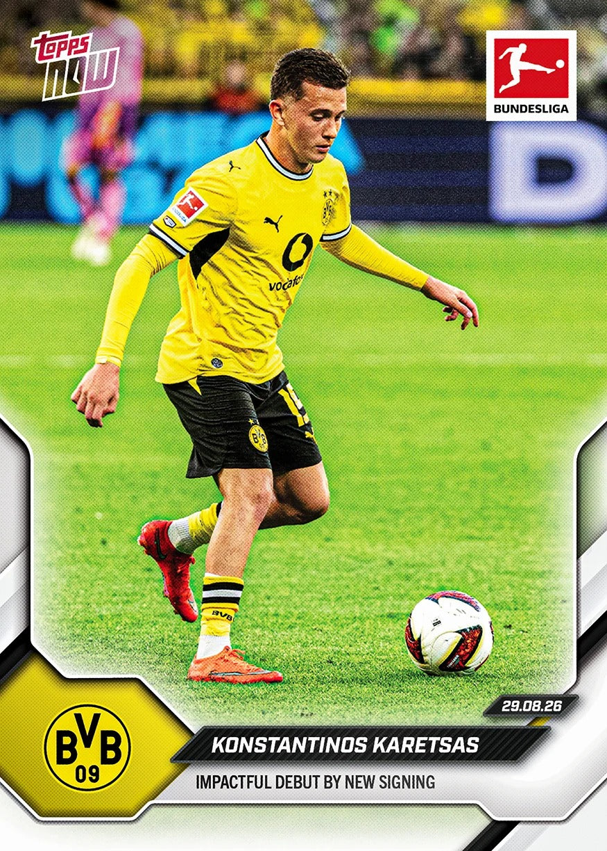 2026-27 | Topps | Now | Bundesliga | #009 | Konstantinos Karetsas | Base