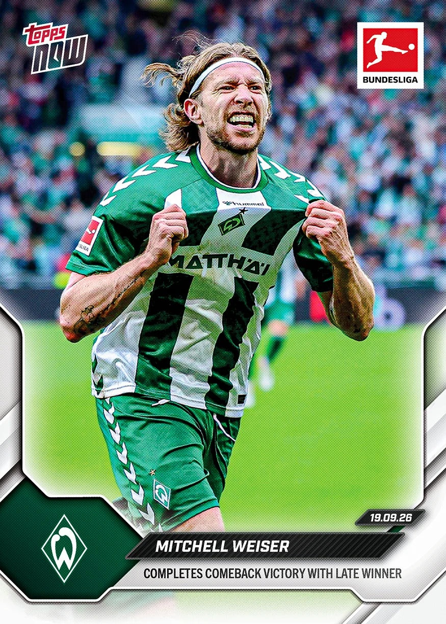 2026-27 | Topps | Now | Bundesliga | #025 | Mitchell Weiser | Base