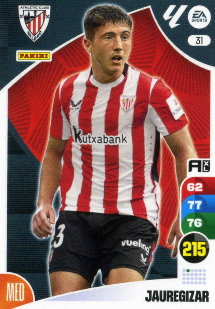 Panini Adrenalyn XL La Liga 2024/2025 - #031 - JAUREGIZAR - ATHLETIC CLUB - 1st Edition, RAW Chrome