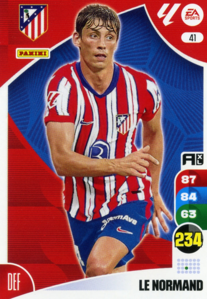 Panini Adrenalyn XL La Liga 2024/2025 - #041 - LE NORMAND - ATLETICO DE MADRID - 1st Edition, RAW Card