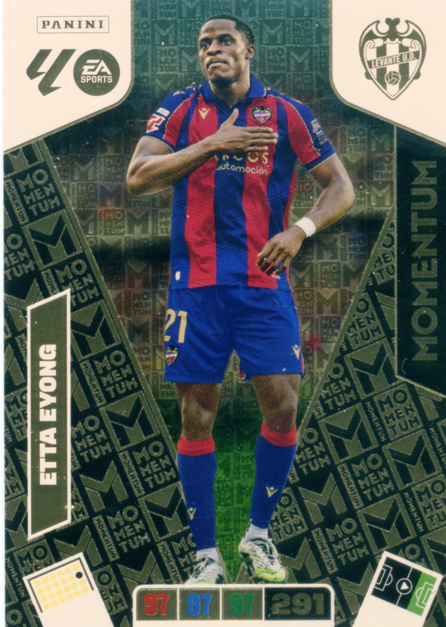Etta Evong - Levante - Momentum - Panini Adrenalyn XL La Liga - 2025-2026