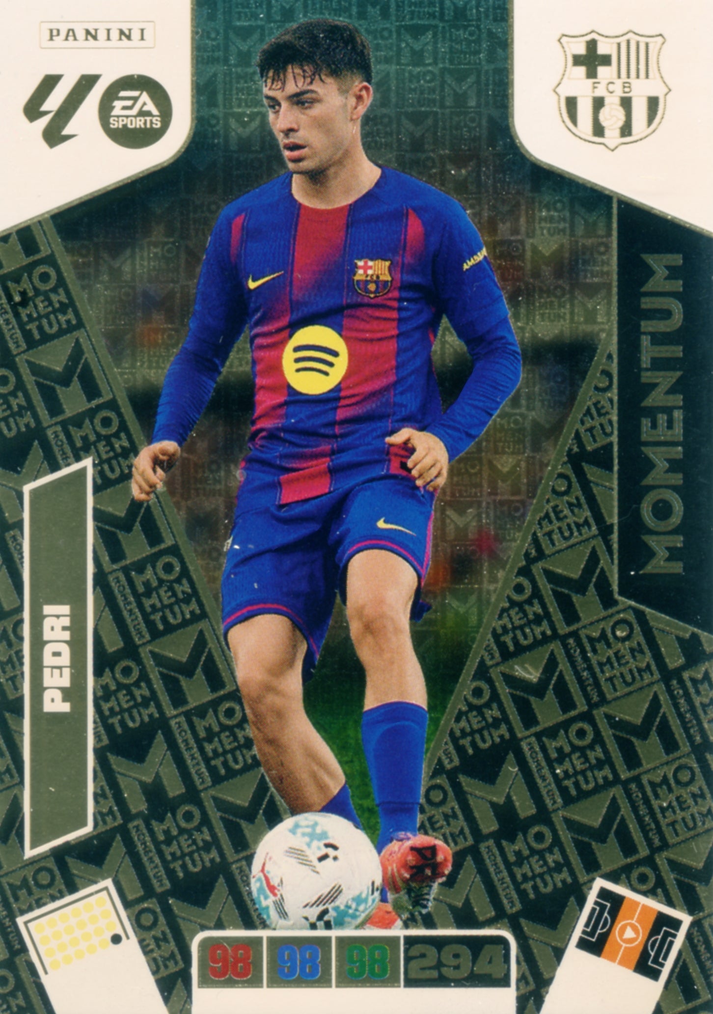 Pedri - Barcelona - Momentum - Panini Adrenalyn XL La Liga - 2025-2026