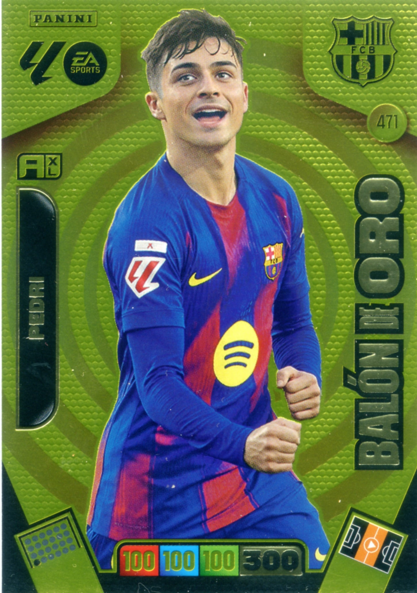 Pedri - Barcelona - Balón de Oro - Panini Adrenalyn XL La Liga - 2025-2026