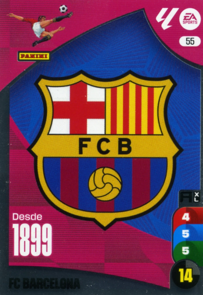 Panini Adrenalyn XL La Liga 2024/2025 - #055 - SHIELD - BARCELONA - 1st Edition, RAW Sticker