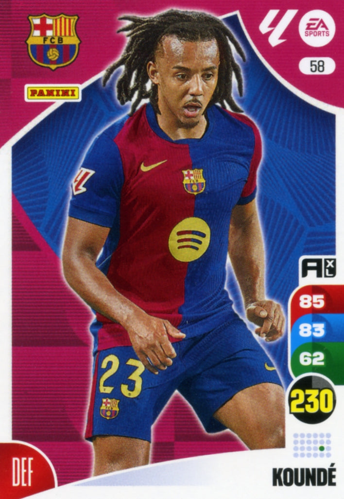 Panini Adrenalyn XL La Liga 2024/2025 - #058 - KOUNDÉ - BARCELONA - 1st Edition, RAW Chrome