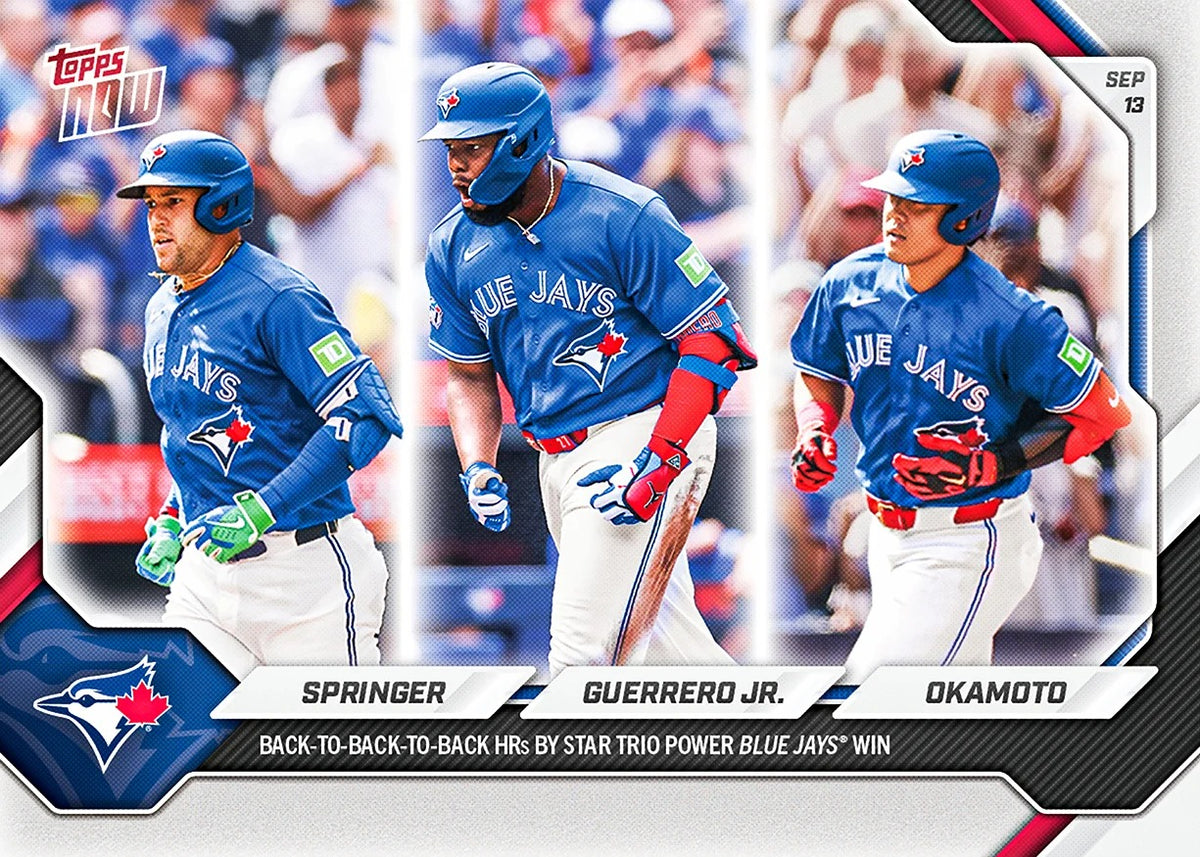 2026 | Topps | Now | MLB | #667 | George Springer / Vladimir Guerrero Jr. / Kazuma Okamoto | Base