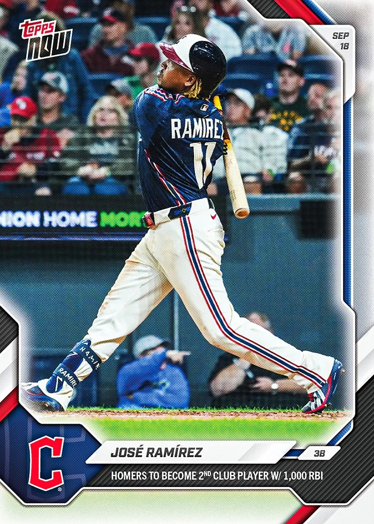 2026 | Topps | Now | MLB | #687 | Jose Ramirez | Base
