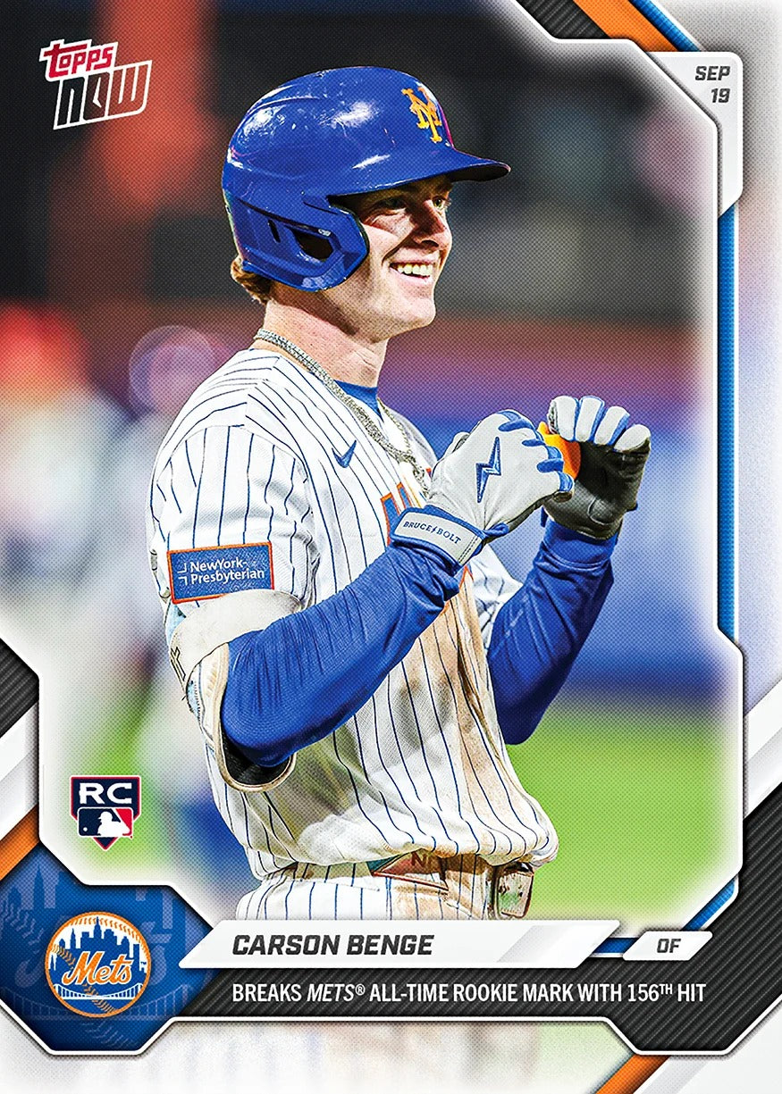 2026 | Topps | Now | MLB | #693 | Carson Benge | Base