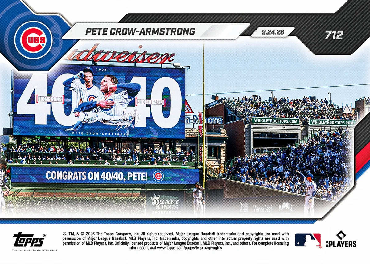 2026 | Topps | Now | MLB | #712 | Pete Crow-Armstrong | Base