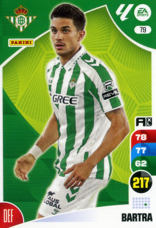 Panini Adrenalyn XL La Liga 2024/2025 - #079 - BARTRA - BETIS - 1ª Edición, Cromo RAW
