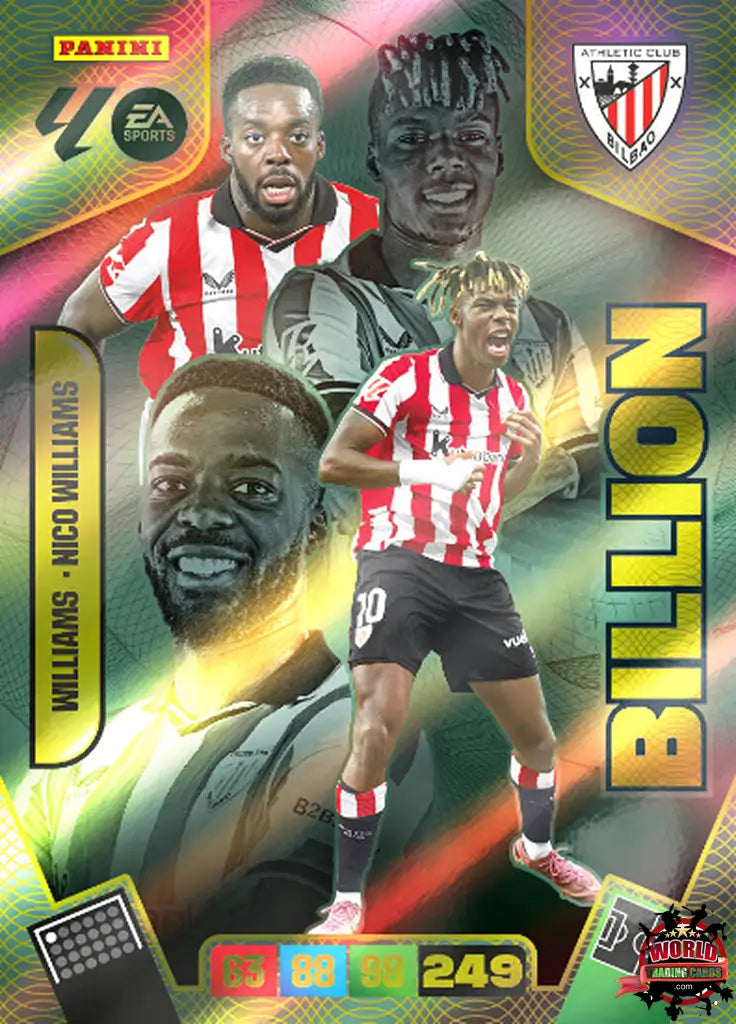 #BLL01 | Panini | Adrenalyn XL | La Liga | 2025-2026 | Williams  | Athletic Club | Billion