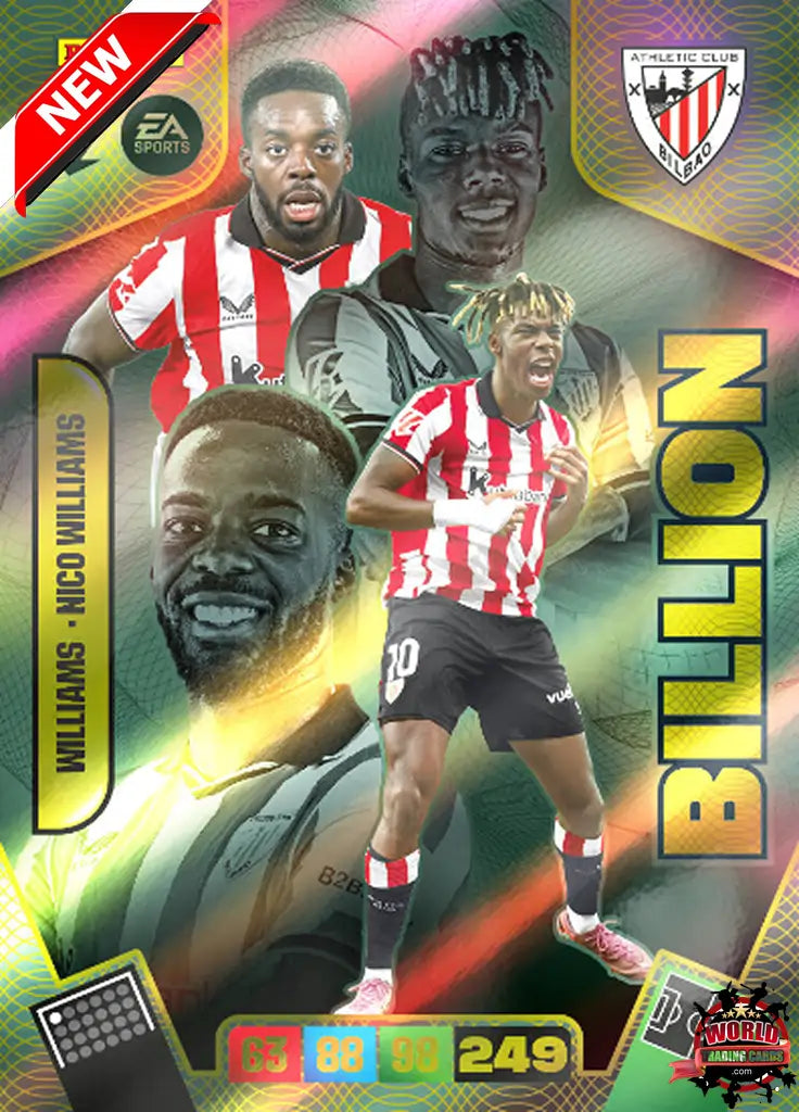 #BLL01 | Panini | Adrenalyn XL | La Liga | 2025-2026 | Williams  | Athletic Club | Billion