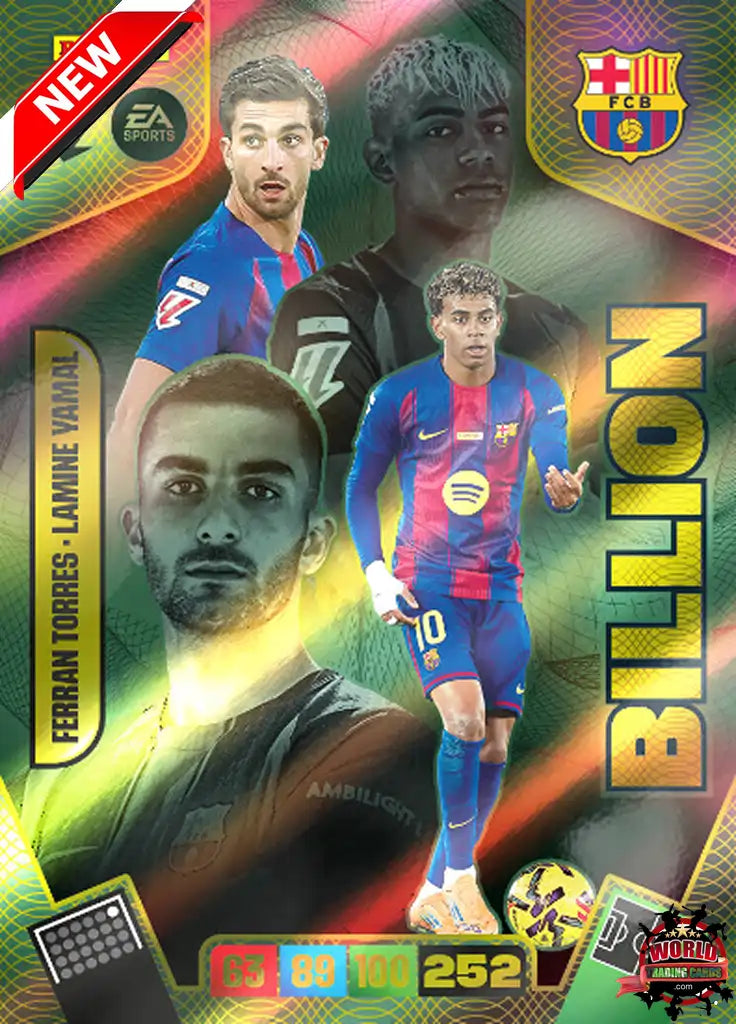 #BLL02 | Panini | Adrenalyn XL | La Liga | 2025-2026 | Ferran Torres / Lamine Yamal | Barcelona | Billion
